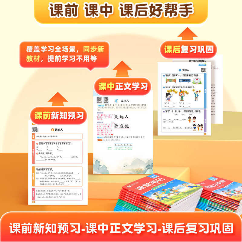 作业帮2025秋季上册课堂笔记小学1-6年级多版本同步教材精讲语文数学英语小学生课前预习单课后复习辅导书 【拍1发2】语文(人教版) | 同步新教材 【2025秋】五年级上册(4升5)