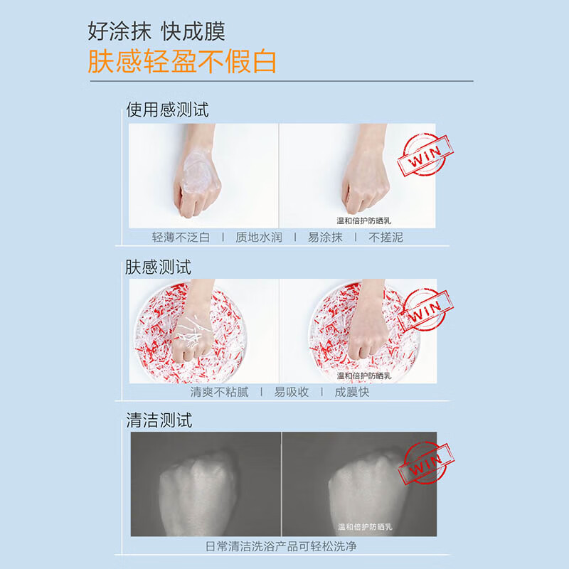 薇诺娜宝贝儿童防晒乳15ml*2婴儿宝宝0岁+可用高倍防晒乳SPF50+PA++++体验装