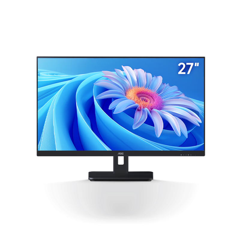 AOC��ʾ�� 27Ӣ�� 2K QHD������ʾ�� IPS��ɫ�� ����΢�� TUV���� ���ð칫ѧϰ ������չ��Q27E12 699Ԫ