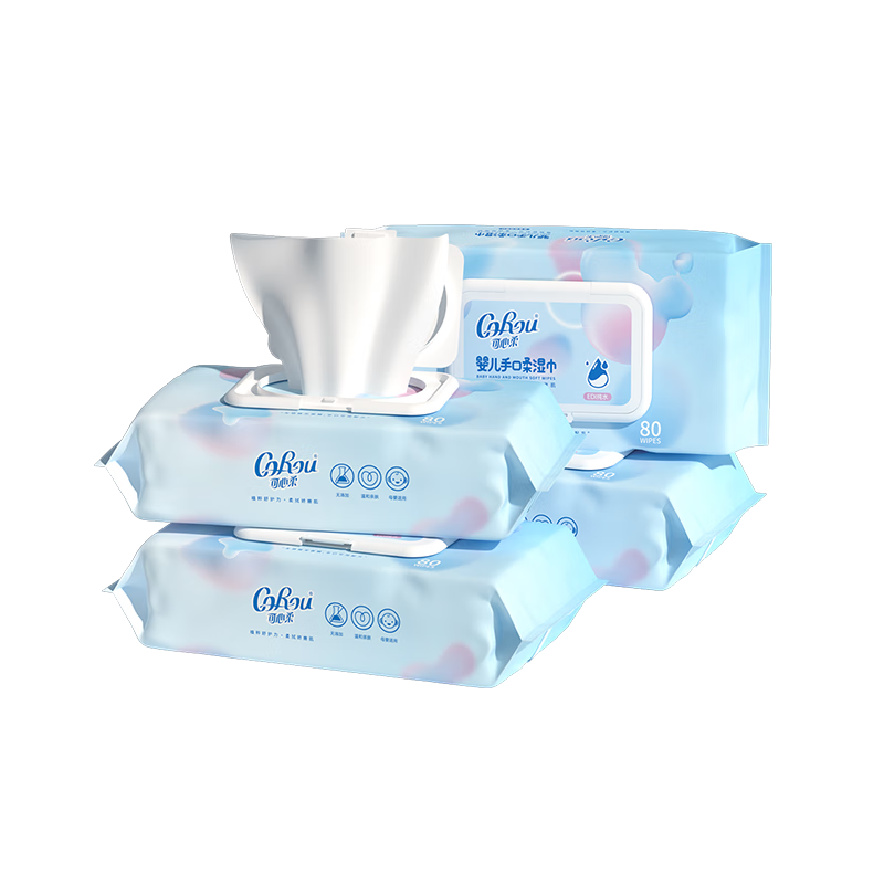 ������ ��V9 COROU��ʪ�� 80��*4�� �ֿ�ƨר��ʪ�� ʪֽ��EDI��ˮ����