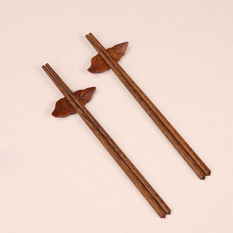 达乐丰抗菌筷实木家用筷子送礼物木质餐具礼盒装木筷子文案祝福筷 抗菌鸡翅木筷 10双