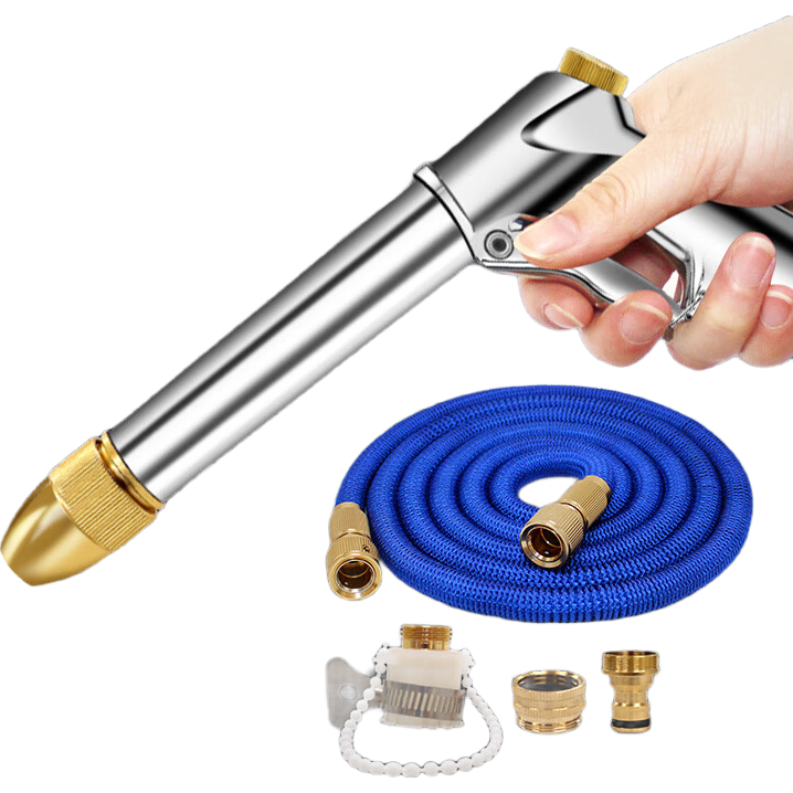 巨木洗車高壓噴槍家用刷車神器伸縮水管軟管自來水澆花庭院高壓噴水槍 洗車水槍30米套裝+收納袋