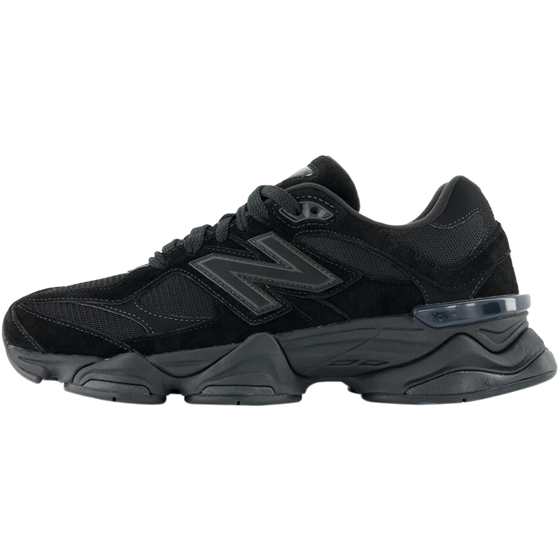 NEW BALANCE NB9060官方老爹鞋男鞋女鞋厚底复古百搭软底小象蹄休闲运动鞋 黑色 U9060BPM 38.5 (脚长24cm)