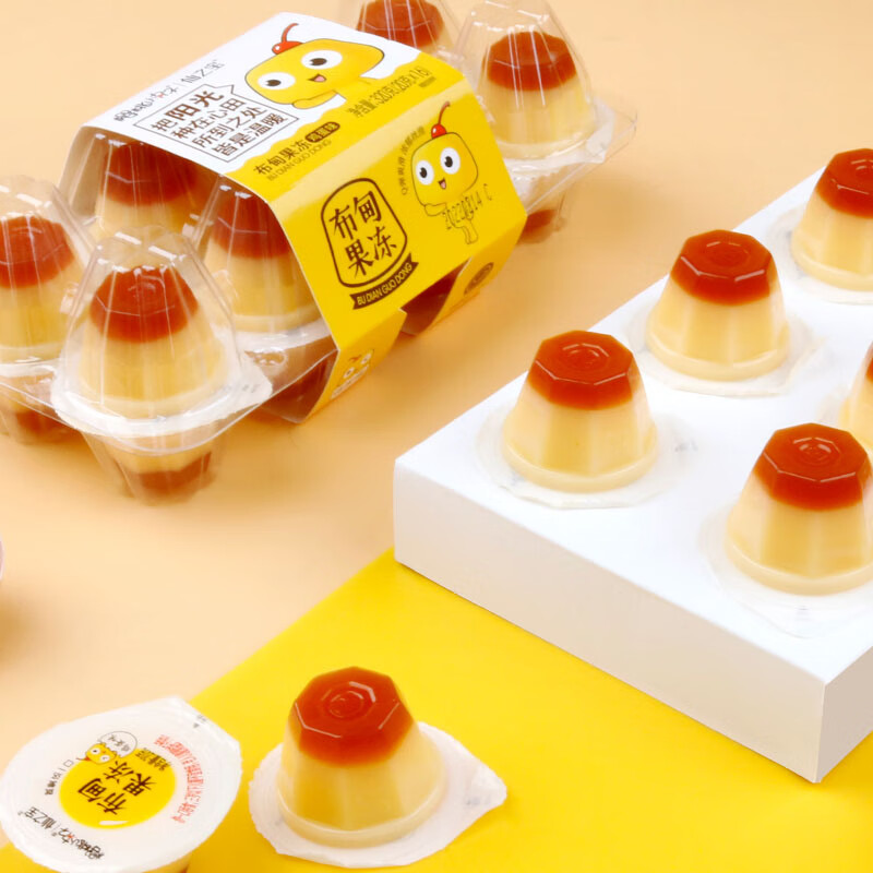 樱桃小丸子果冻儿童零食大礼包休闲食品吸吸蒟蒻0脂健康下午茶2030g生日礼物 320g鸡蛋风味果冻*1盒