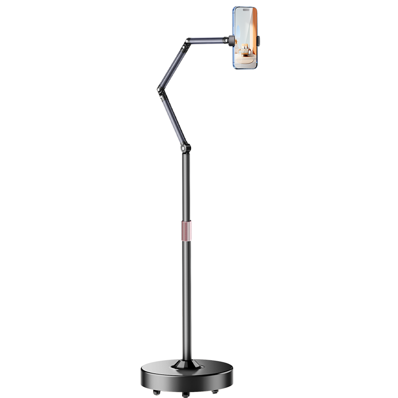 硕图【万向移动】手机支架落地直播支架多功能拍摄俯拍可伸缩调节懒人支架床头追剧拍视频万向支撑架 132.18元(需领券、需凑单)