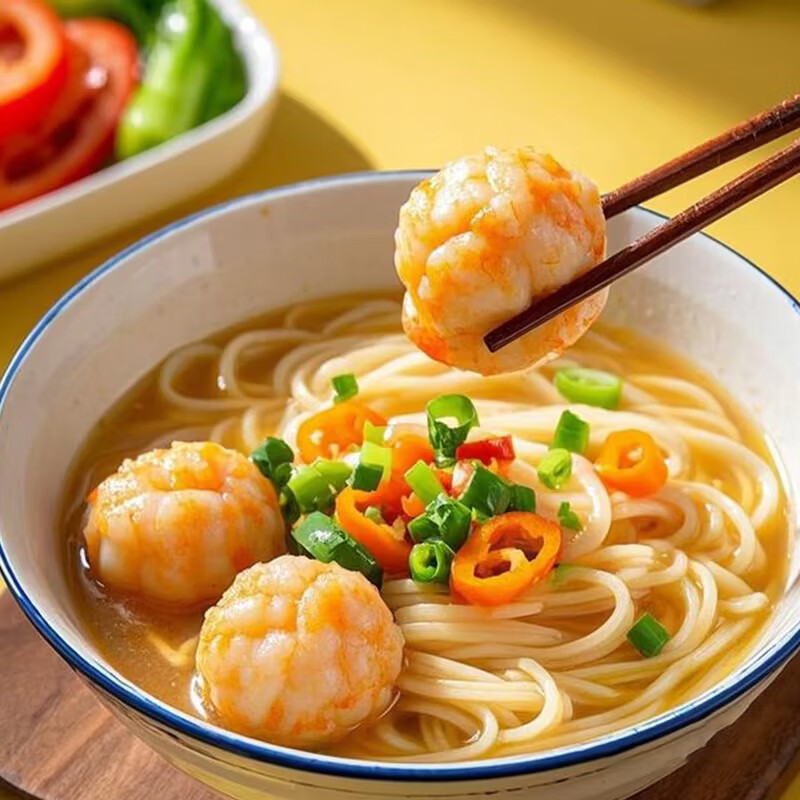 钦小鲜大颗粒虾滑含虾量>95%分装 虾仁含量高 火锅丸料关东煮食材麻辣烫 北部湾青虾滑 150g(净重) *4袋 只拼品质 不拼价格