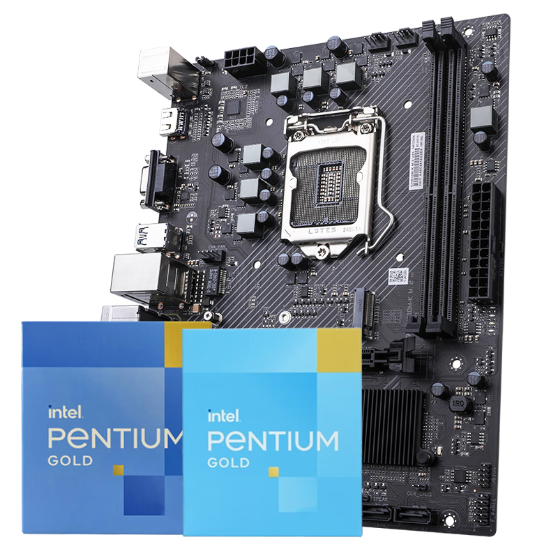 �߲ʺ磨Colorful��Ӣ�ض���Intel�� ����CPU��װintel����G5900/G5905 ����G6405��װCPU��ɢƬ CH510M-K M.2 V21 ��u��װ ����G5900 3.4GHz ˫��˫�߳� 559Ԫ