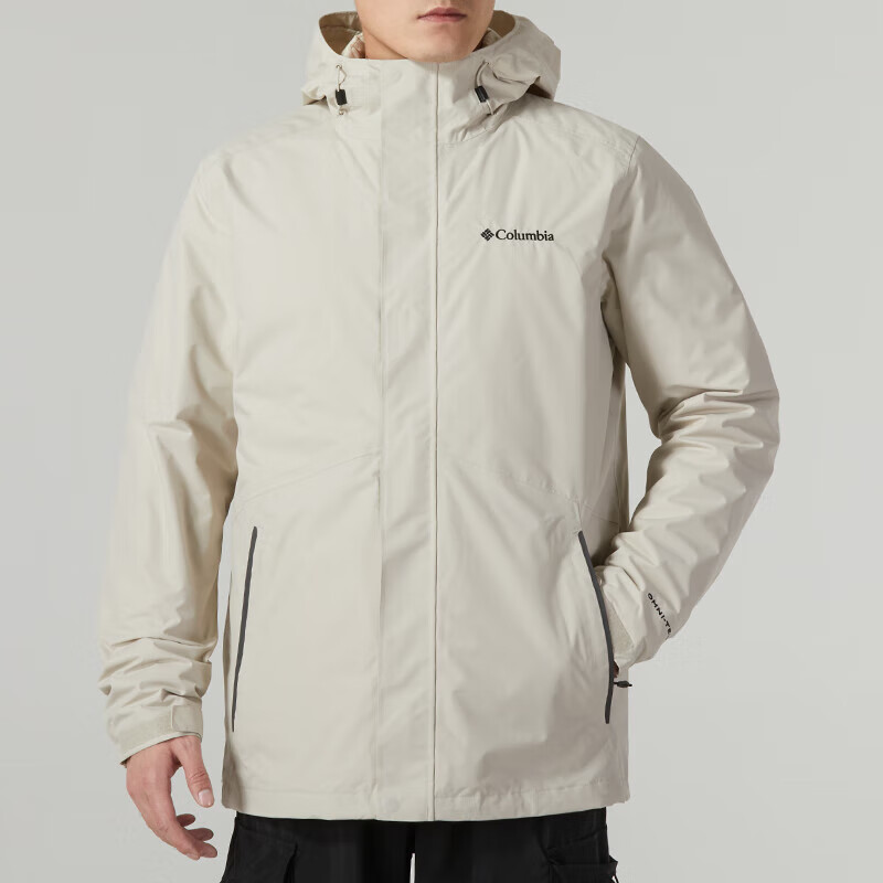 Columbia哥伦比亚冲锋衣男女秋冬户外羽绒内胆防水热能三合一外套XE1504 278 XL/185/104A