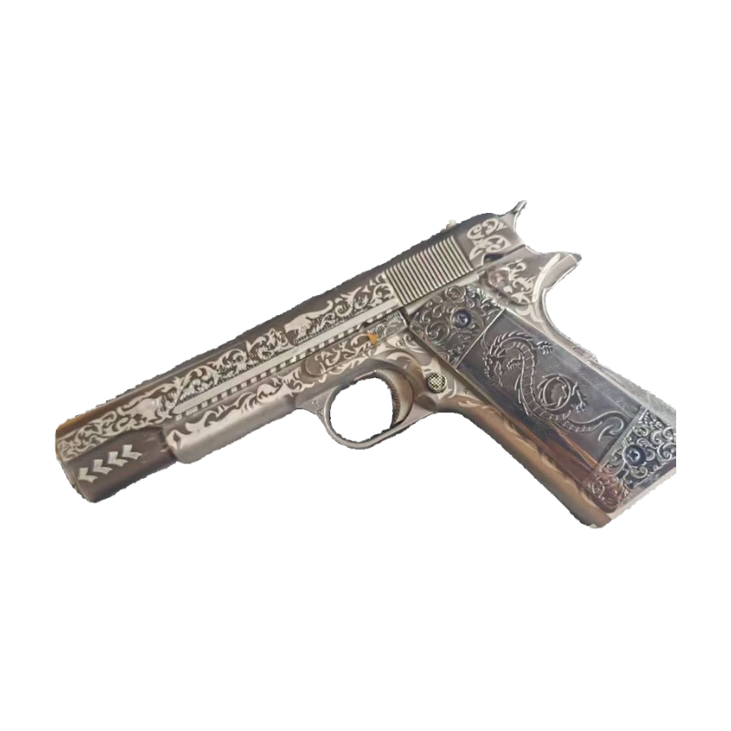 【高端現(xiàn)貨】1911-定制板 男孩金屬玩具發(fā)射器打氣球禮物快 鎢鋼戰(zhàn)狼-1911
