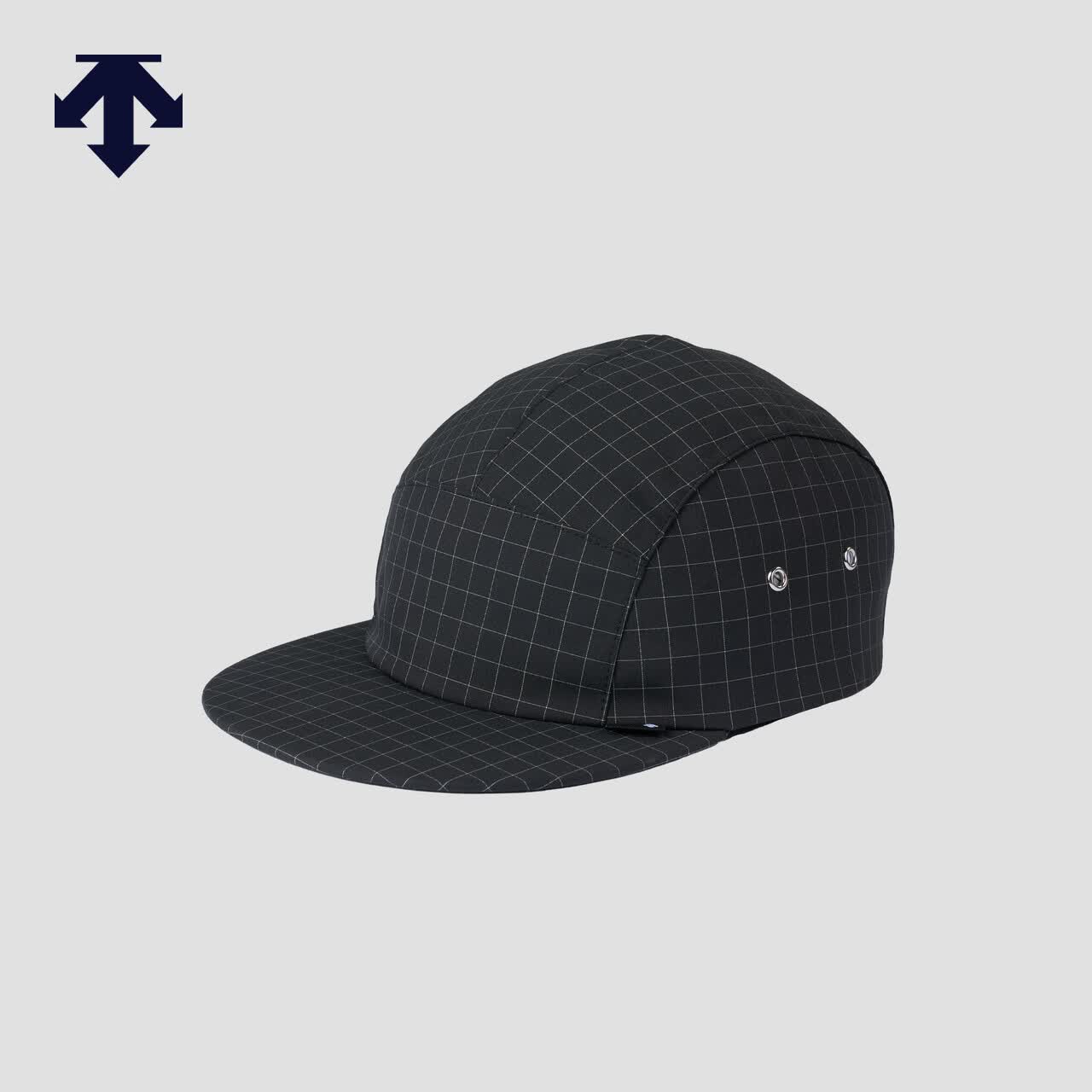 DESCENTE迪桑特BLEU系列都市骑行男女同款棒球帽秋季新品 BK-黑色 M