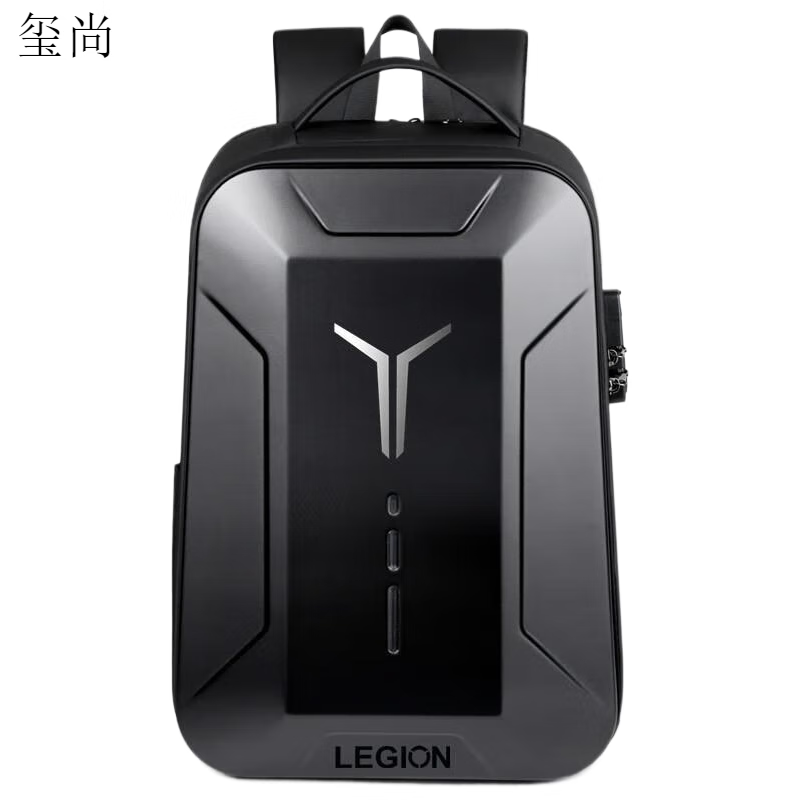 玺尚2025联想拯救者Y7000P/Y9000P电脑包16寸游戏本r9000p/x双肩背包 银黑色升级新款气囊 无标 可放机 18英寸 双隔层大容量