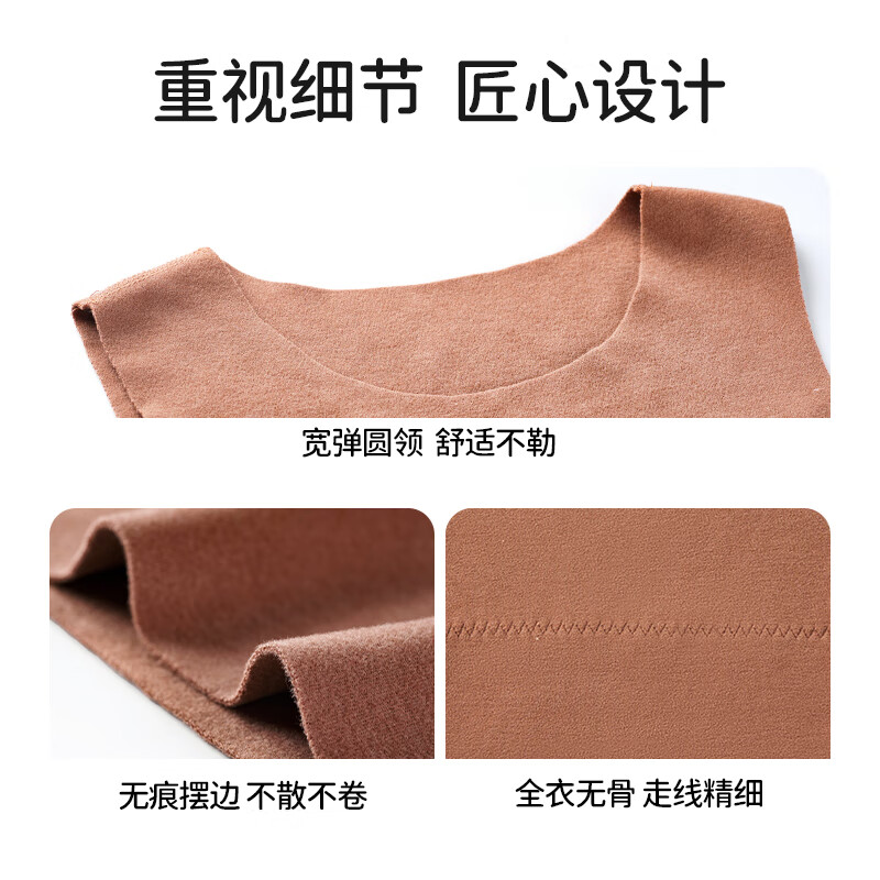 ELLE BABY婴幼儿童背心宝宝打底衫德绒马甲保暖秋冬款无骨缝A类可机洗 灰蓝 120 【建议身高108cm-120cm】