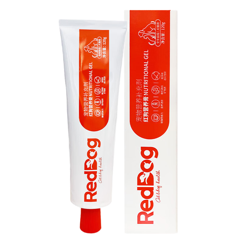 紅狗RedDog營養(yǎng)膏寵物狗狗貓咪幼犬幼貓懷孕貓狗補充維生素微量元素 營養(yǎng)膏120g*1支