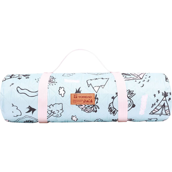 探路者(TOREAD)野餐墊防潮墊加厚 戶(hù)外裝備露營(yíng)墊防潮防濕便攜墊子新款 新款-冰川藍 均碼