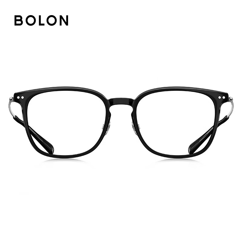 暴龙(BOLON)近视眼镜框 轻质潮流胶框镜架 暴龙眼镜 BJ5199 精选 B10-亮黑镜框 【韩国凯米U2镜片】镜框+凯米U2系列1.74透明镜片(建议900度以内)