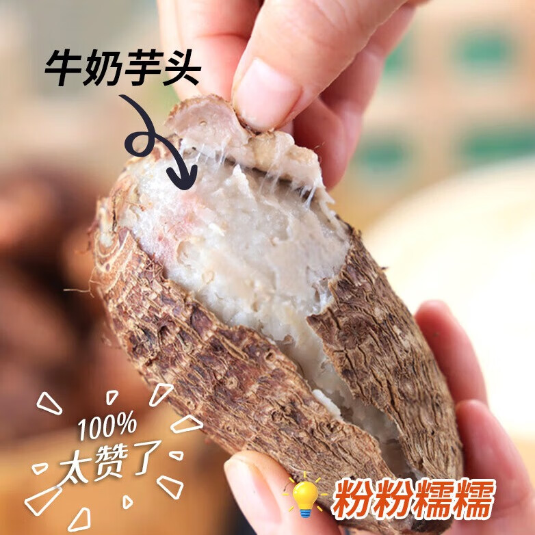 誉福园2026贵州牛奶芋头高山芋头毛芋艿奶香小芋头粗纤维低热膳食小芋艿 净重5斤装【单果30-50克】 牛奶小芋头