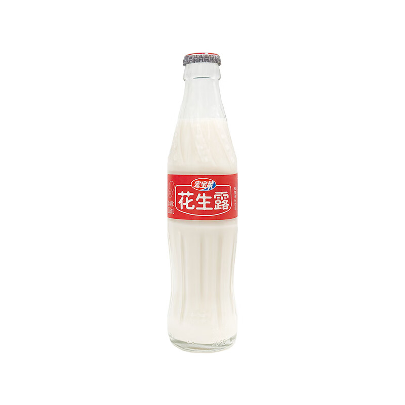 宏宝莱花生露300ml早餐花生奶植物蛋白营养饮料8090后怀旧饮品 255ml*12瓶