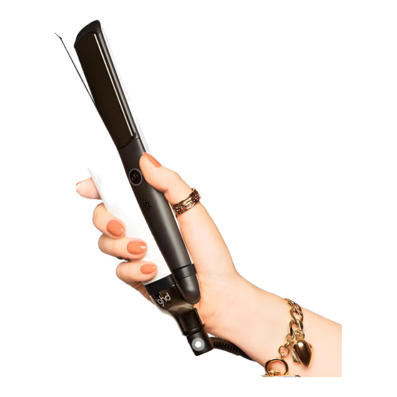 ghd鉑金版直板夾蛋卷頭卷發(fā)棒直發(fā)夾持久定型兩用蓬松高顱頂神器 象牙白