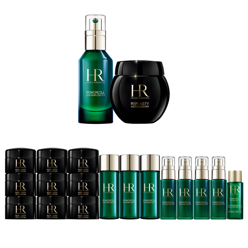 618：赫莲娜 绿宝瓶精华50ml+黑绷带面霜50ml（赠 黑绷带面霜5ml*9+绿宝瓶精华5ml*6+新肌水30ml*2）