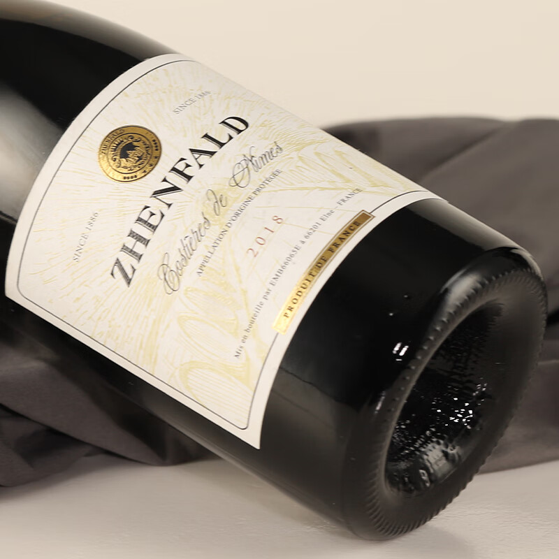 禛富法国尼姆赤霞珠原瓶进口红酒AOP级干红葡萄酒红酒13.5度750ml 整箱