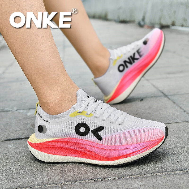 ONKE新款运动鞋女鞋春季透气轻便网面防滑减震健身休闲运动跑步鞋男 朝日 男女款 40