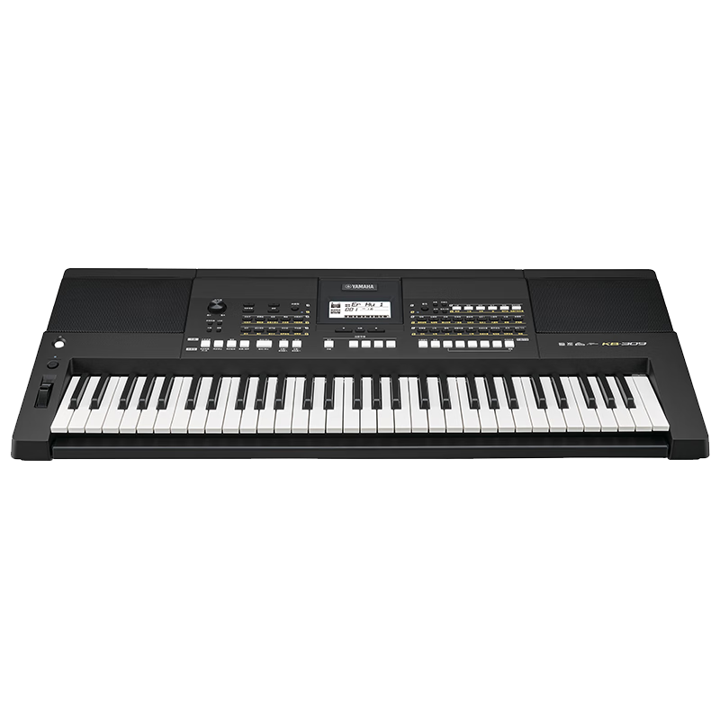 雅馬哈（YAMAHA）電子琴KB309專(zhuān)業(yè)61鍵成人教學(xué)兒童考級老年初學(xué)者家用便攜高級琴