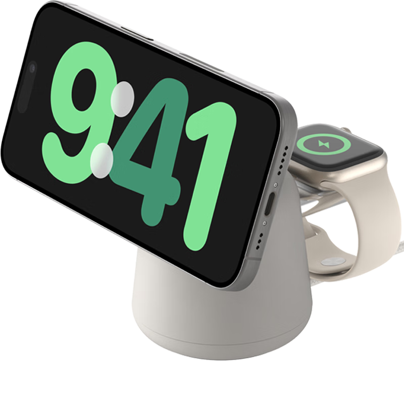 BELKINƻ߳ Qi2֤ ֧ ƻ15WֻiPhoneֱWatch һ ɳɫ