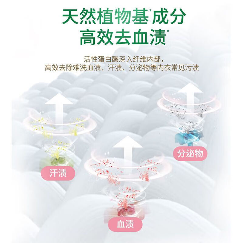 好爸爸内衣露内衣洗衣液内衣裤用儿童洗衣液深层去渍持久留香不伤衣物 批发装950g*2瓶+洗衣液100g*2