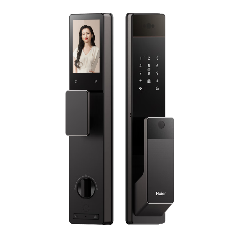 海尔（Haier）京东集采JC系列S3智能门锁人脸识别电子锁密码智能门锁家用指纹锁