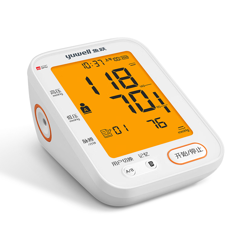 ��Ծ��Yuwell����ʽ����Ѫѹ��YE680CRҽ�ü��߾�׼���˼����������Ѫѹ������ 128.14Ԫ