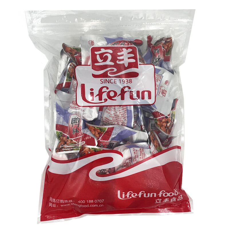 立丰鸭肫肝500g真空小包散装熟食小吃肉类上海特产休闲零食鸭胗干 原味小鸭肫500g