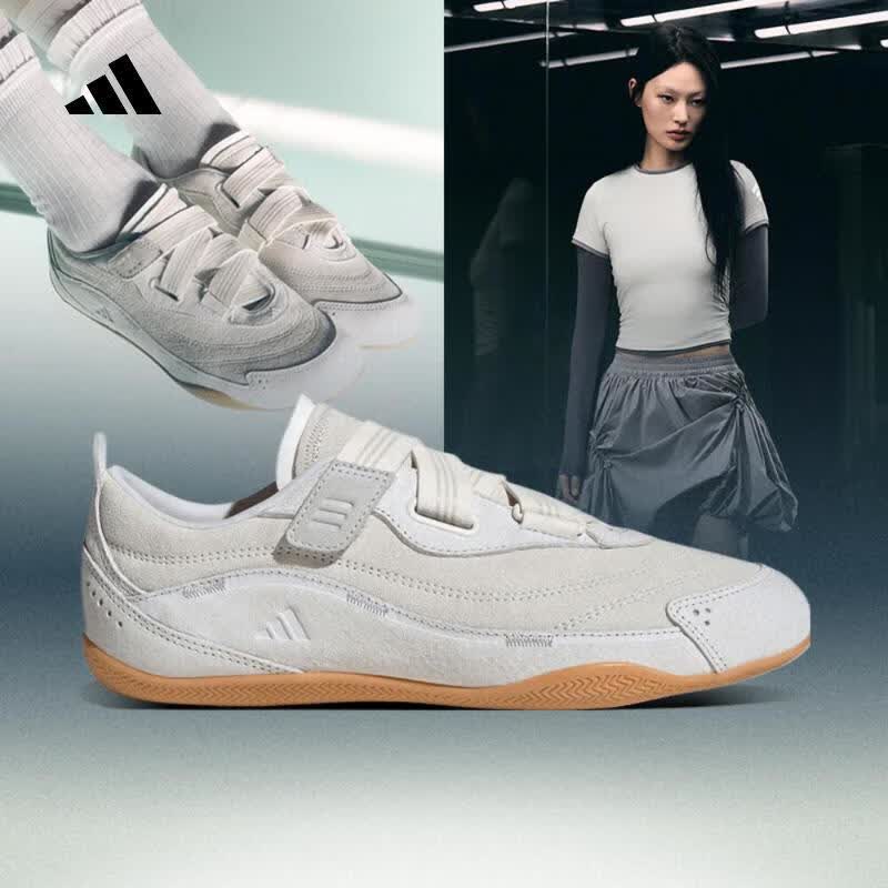 阿迪达斯（adidas）女子URBAN REVERIE魔术贴运动休闲鞋 JS0151 38