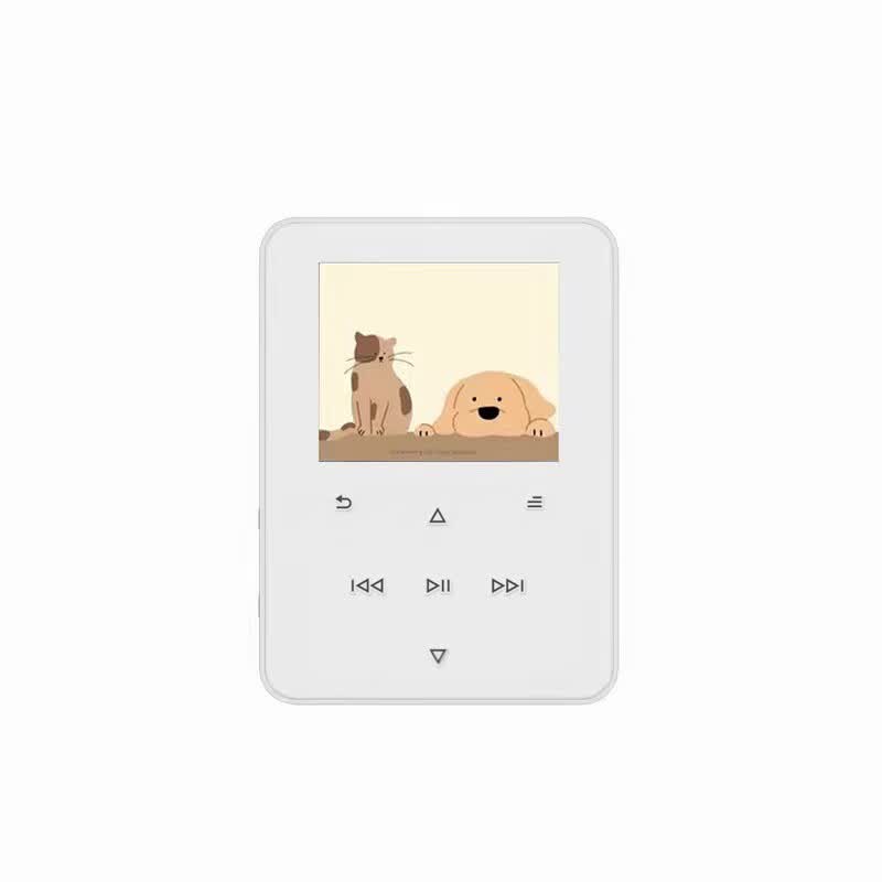 小洁匠选mp3高中生专用听歌长续航mp4学生版白色随身听无线蓝牙触控音乐全面屏播放器英语词典p5 白色触控版(无蓝牙功能) 4G+配件
