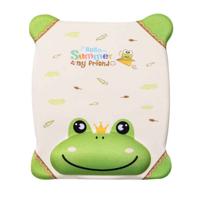 LINGSHE卡通牛青蛙王子鼠标垫H52：舒适+可爱，游戏办公必备