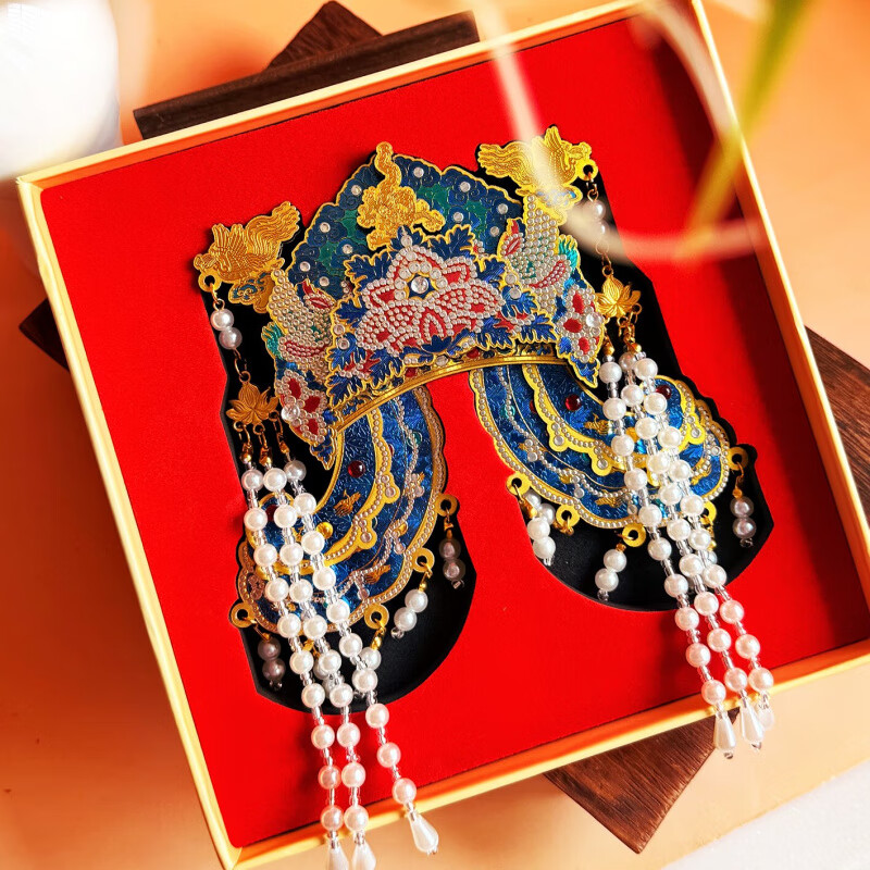 语森忆南京城墙凤冠冰箱贴文创朱元璋马皇后国风创意冰箱贴博物馆伴手礼 马皇后的凤冠_礼盒装