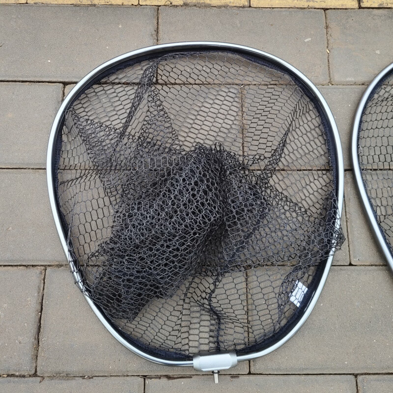 强朗大物抄网头套装黑坑钓鱼超轻硬巨物捞鱼网大号全套加粗网头 加固