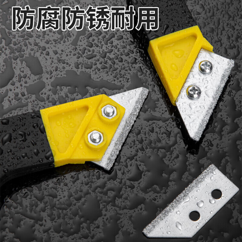 拓巧清洁美缝刀瓷砖美缝剂水泥清缝刀美缝专用工具压缝清缝神器 【1把清缝刀+5刀片】 可换刀片 耐磨耐用