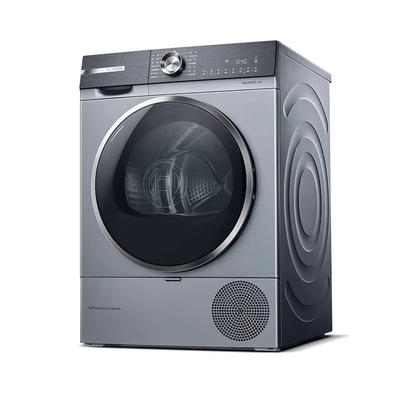 博世博世（BOSCH）【papi推荐】4系烘干机家用10KG大容量热泵干衣机除菌除螨 自清洁变频WQA253D80W