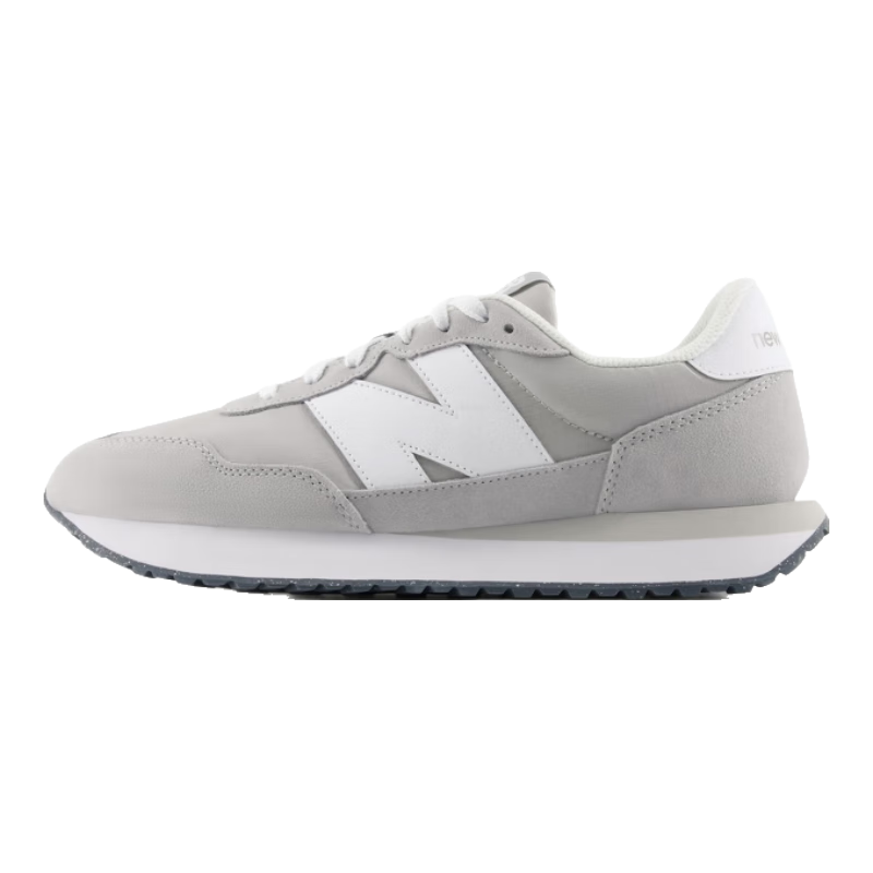 NEW BALANCE NB官方25新款男鞋女鞋复古百搭运动休闲鞋237系列 浅灰色 MS237HG 38 (脚长23.5cm)