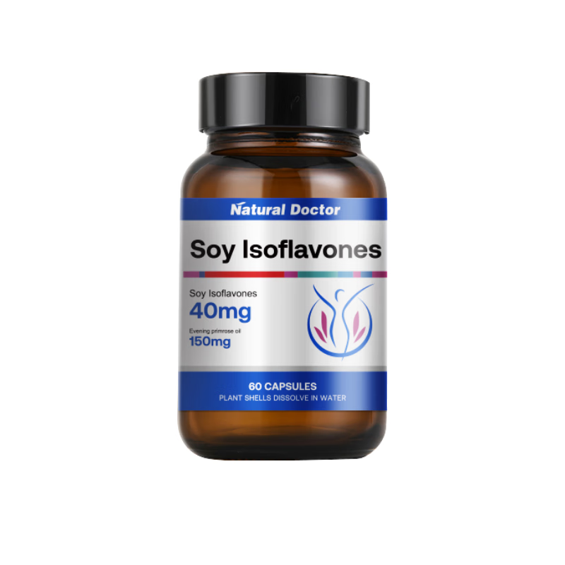 Natural Doctor大豆异黄酮60粒女性补充雌激素胶囊卵巢保养延缓衰老调月经 1瓶-60粒