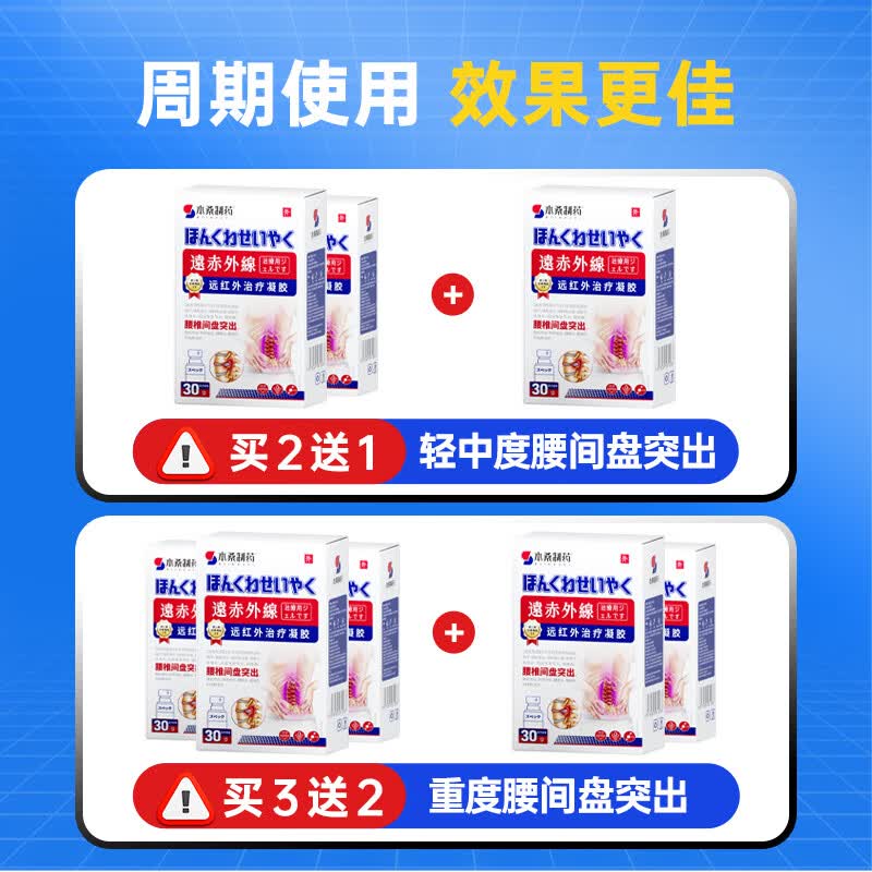本桑制药腰间盘突出喷剂腰疼腿疼屁股疼腰间盘突出腰椎压迫神经专用非贴 3盒周期装【腰椎酸痛】只需两盒价