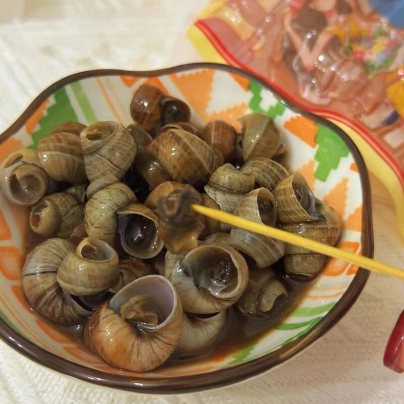 抓魚(yú)的貓【超值50包】香辣嗦螺夜市麻辣炒田螺即食爆香螺螄肉海鮮2包