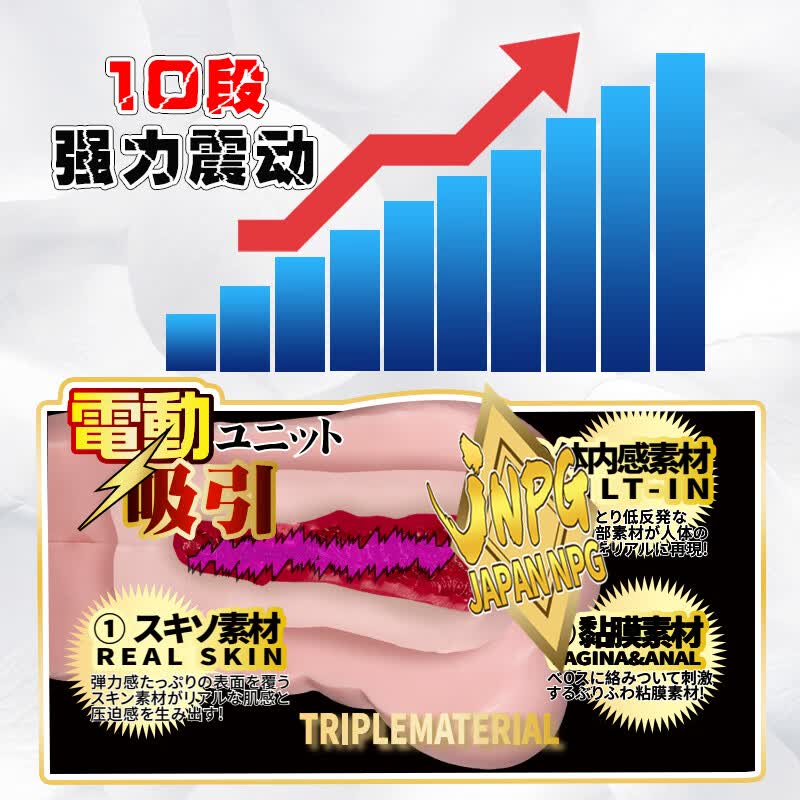JNPG飞机杯1:1生理还原电动男用成人情趣用品倒模名器证明13田中柠檬 名器证明13电动版田中柠檬+基础套餐