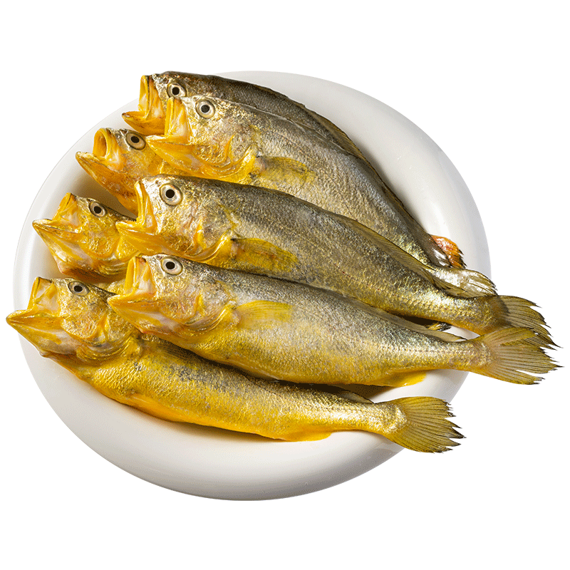 黄小渔宁德海捕小黄鱼净重2斤30-36条 冷冻黄花鱼烧烤食材 生鲜鱼类