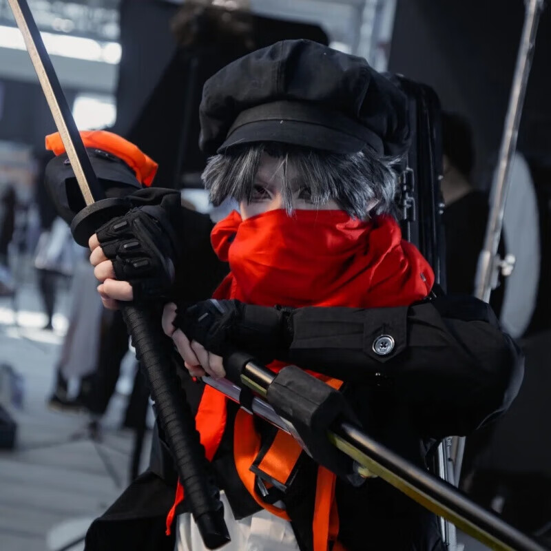 班达熊红刀哥cos服明日方舟整合运动复仇者cosplay角色扮演卡通周边c服 红刀哥cos服+随机项链 S