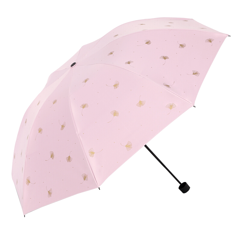 天堂品牌三折黑胶晴雨伞价格趋势，实用好看还能防紫外线！