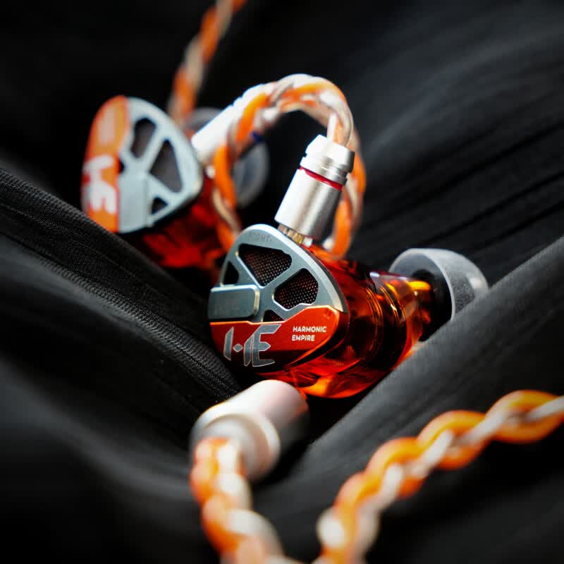唐族小乔入耳式单动圈耳机 HIFI耳机 监听耳机 有线耳机 半开放腔体设计 紫色【4.4mm】