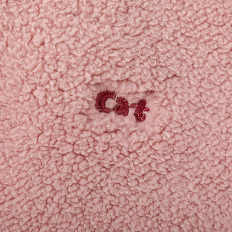 嘟嘟家宝宝套装冬款男童加绒背心上衣裤子冬装女童三件套童装儿童加厚潮 米白色 100