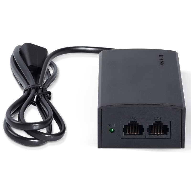 普联(TP-LINK) 交换机POE供电模块电源48V供电器适配器无线AP大功率 TL-POE160S 百兆/15.4W/100米 原装正品未开封