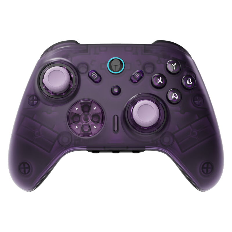 雷神（ThundeRobot）G50 PLUS 三模無線游戲手柄 紫晶透 Switch類xbox霍爾搖桿霍爾扳機藍牙體感PC電腦荒野 雙影奇境 